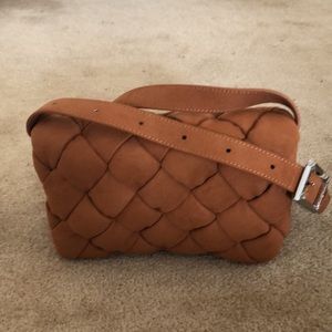 JW PEI Maze Faux suede bag, brown